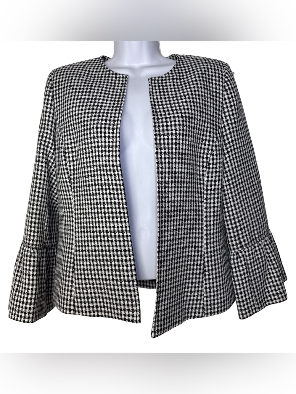 NWOT TAHARI | Shepherds Check Blazer Size 6